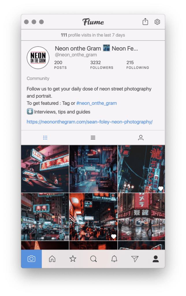 software instagram for mac flume
